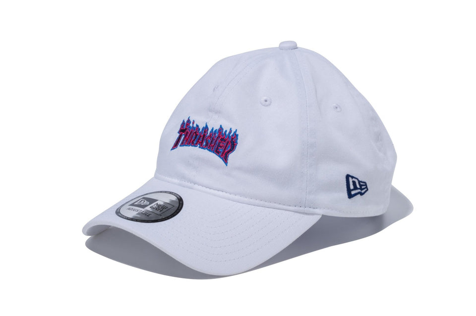 9THIRTY クロスストラップ THRASHER スラッシャー ファイヤーロゴ ホワイト - 12110773-OSFA | NEW ERA ニューエラ公式オンラインストア