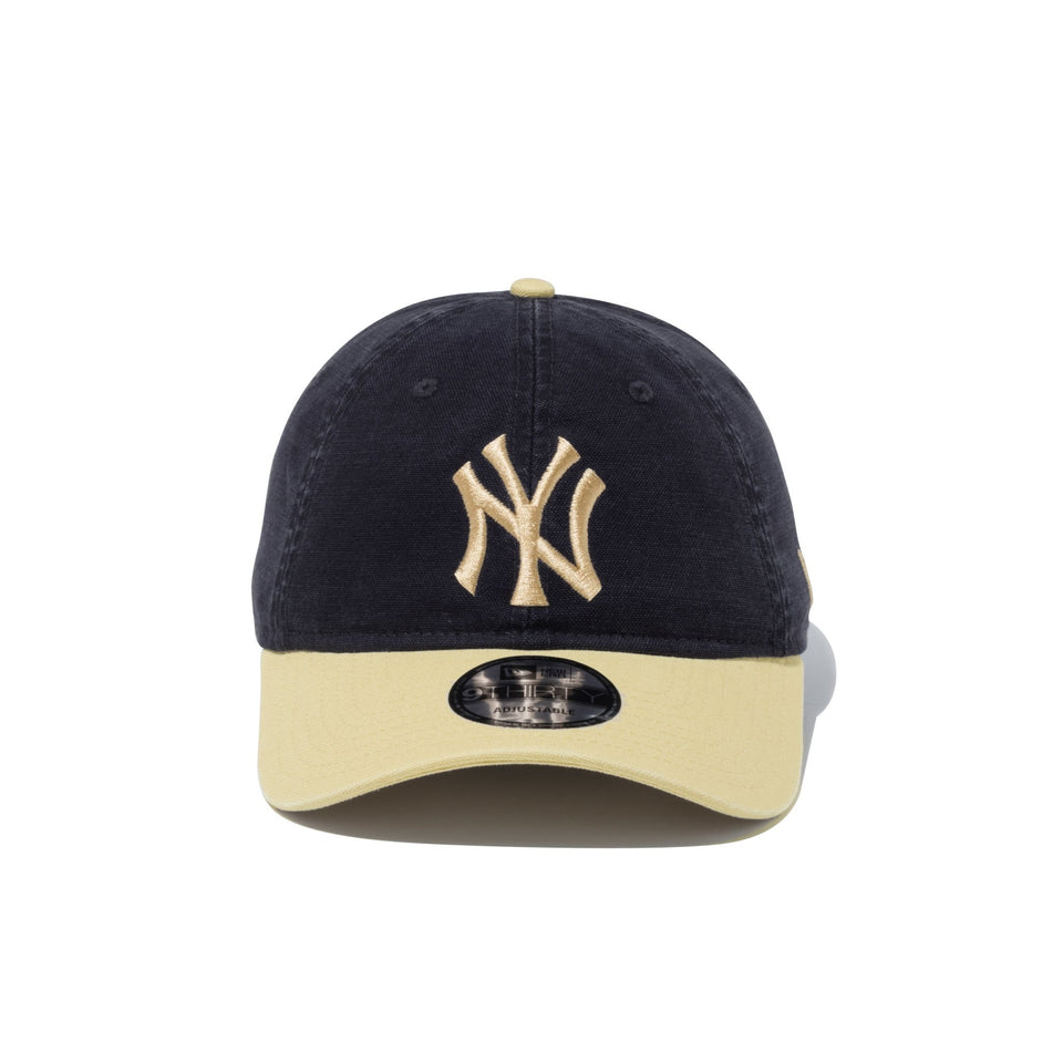 9THIRTY Washed Duck ニューヨーク・ヤンキース ネイビー ベガスゴールドバイザー - 13515994-OSFM | NEW ERA ニューエラ公式オンラインストア