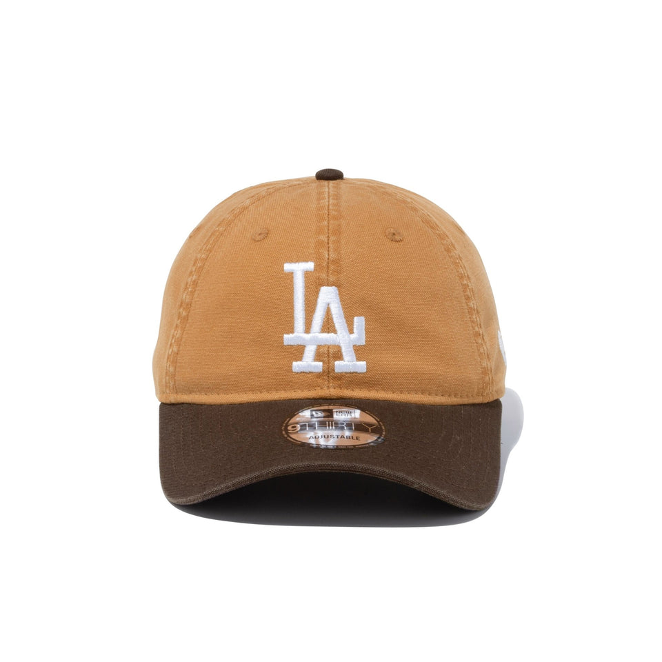 9THIRTY Washed Duck ロサンゼルス・ドジャース ライトブロンズ ブラウンバイザー - 13516006-OSFM | NEW ERA ニューエラ公式オンラインストア