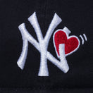 9THIRTY With Heart ニューヨーク・ヤンキース ブラック - 13328412-OSFM | NEW ERA ニューエラ公式オンラインストア
