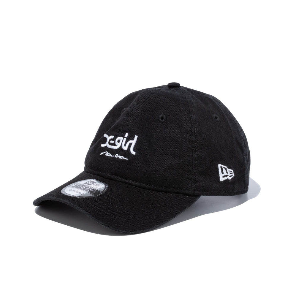 9THIRTY X-girl ミルズロゴ new era ブラック × スノーホワイト - 12860614-OSFM | NEW ERA ニューエラ公式オンラインストア