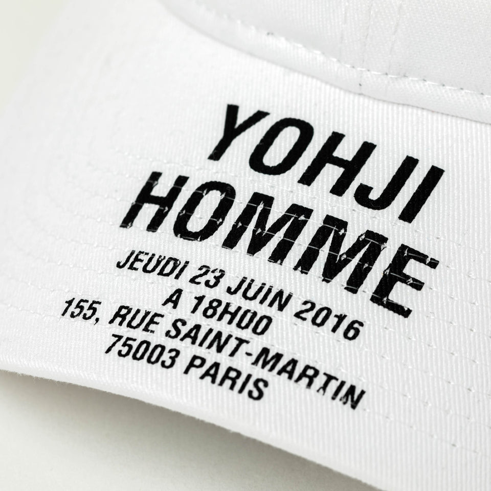 新品　Yohji Yamamoto SS23 アドレスロゴ ホワイトNEWERA