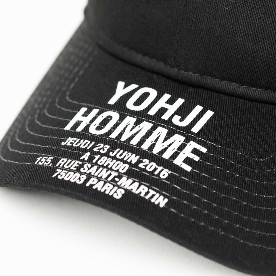 9THIRTY Yohji Yamamoto SS23 アドレスロゴ ブラック | ニューエラ 