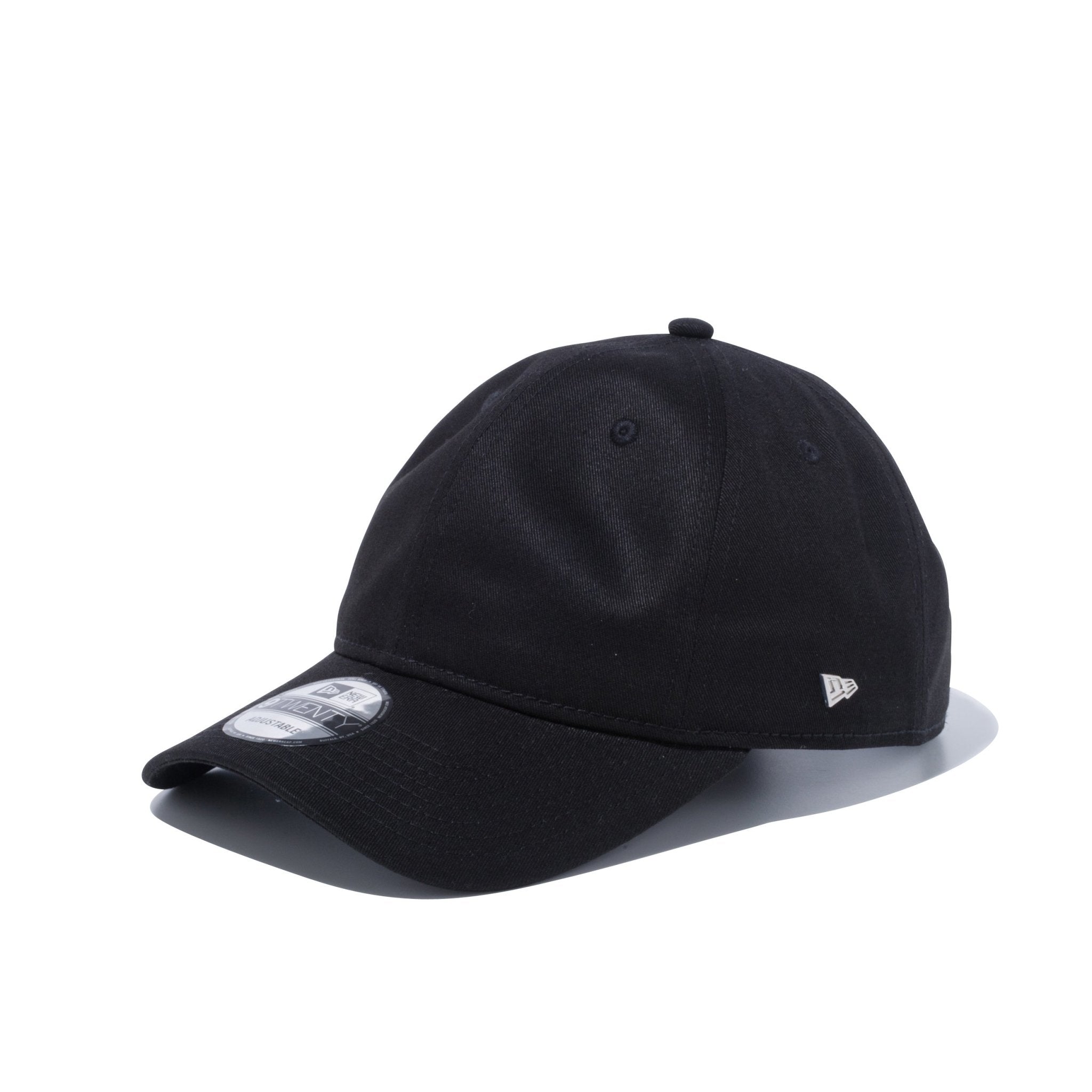 ●New Era 9TWENTY x  ●ロゴキャップ 9TWENTY Stretch Cotton ボックスロゴ ブラック | アウトドア
