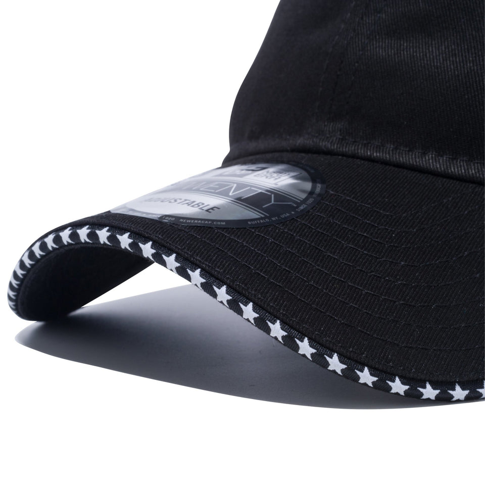 【ストア限定】9TWENTY スター サンドイッチバイザー ブラック - 12543853-OSFM | NEW ERA ニューエラ公式オンラインストア