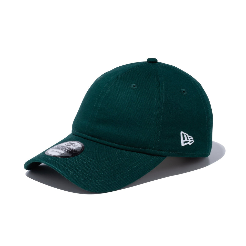 9TWENTY ウォッシュドコットン ベーシック ダークグリーン × ホワイト - 13552119-OSFM | NEW ERA ニューエラ公式オンラインストア