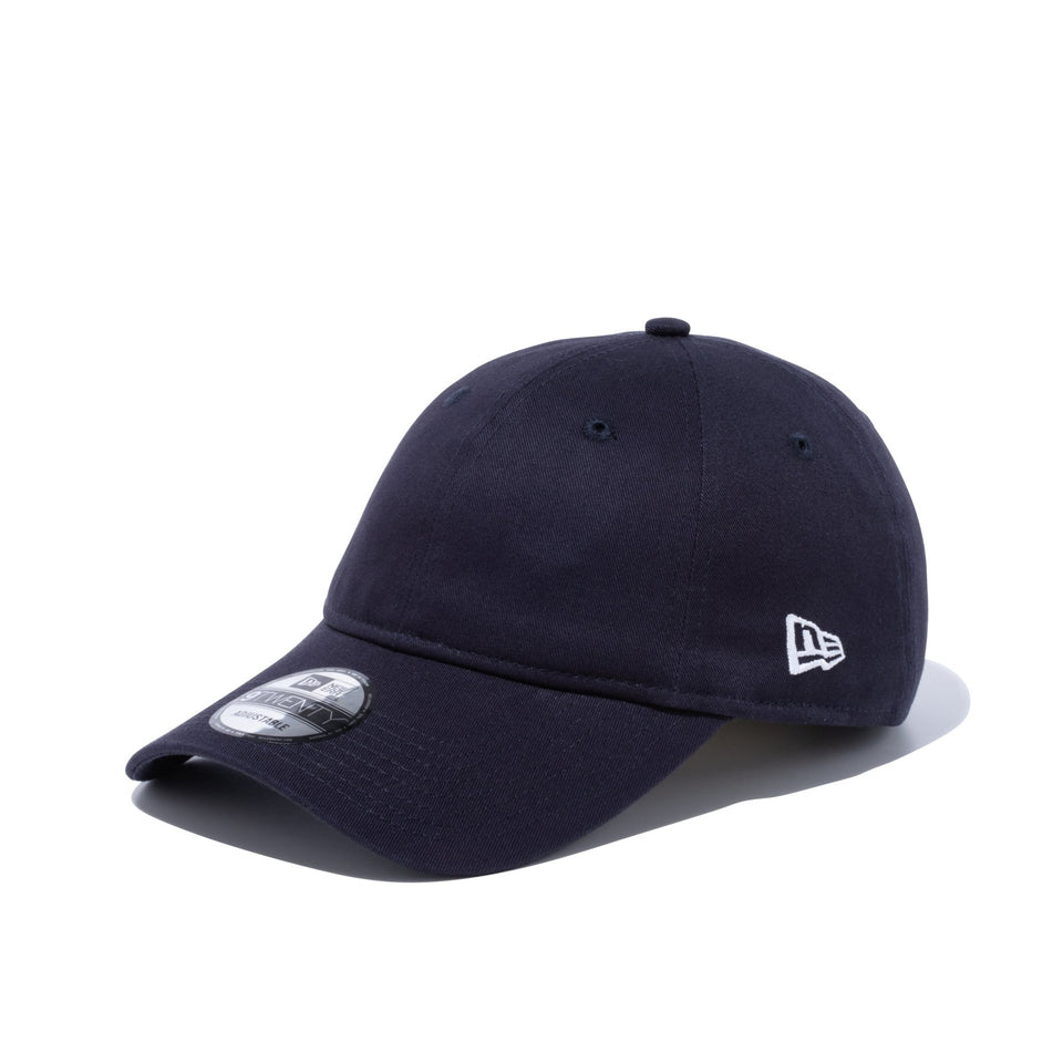 9TWENTY ロングバイザー ノンウォッシュコットン ベーシック ネイビー × ホワイト - 13562172-OSFM | NEW ERA ニューエラ公式オンラインストア
