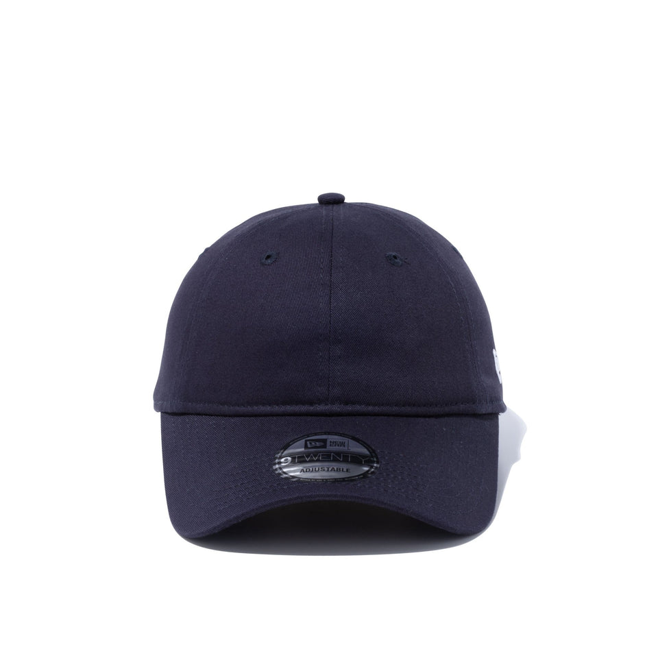 9TWENTY ロングバイザー ノンウォッシュコットン ベーシック ネイビー × ホワイト - 13562172-OSFM | NEW ERA ニューエラ公式オンラインストア