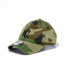 9TWENTY クロスストラップ ウォッシュドコットン ニューヨーク・ヤンキース ウッドランドカモ × ブラック - 13562182-OSFM | NEW ERA ニューエラ公式オンラインストア