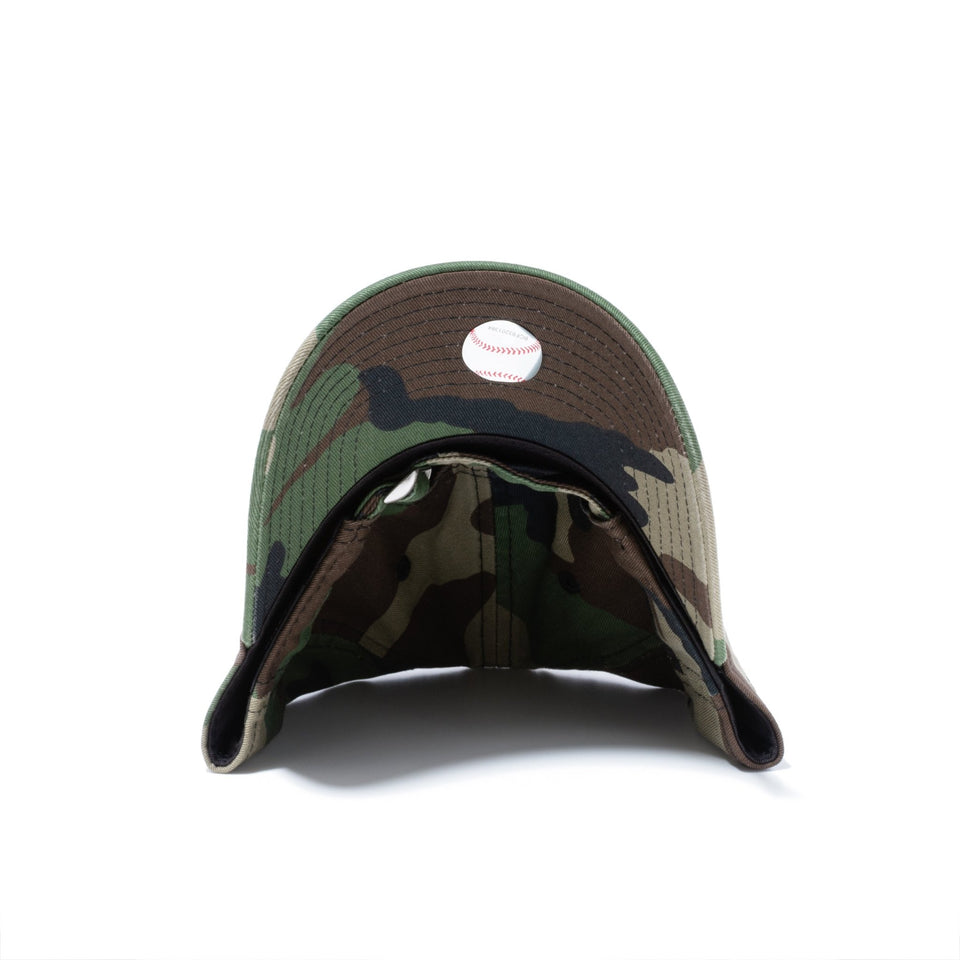 9TWENTY クロスストラップ ウォッシュドコットン ニューヨーク・ヤンキース ウッドランドカモ × ブラック - 13562182-OSFM | NEW ERA ニューエラ公式オンラインストア
