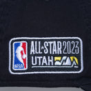 9TWENTY 2023 NBA ALL STAR GAME オフィシャルロゴ ブラック プリントアンダーバイザー - 13511777-OSFM | NEW ERA ニューエラ公式オンラインストア