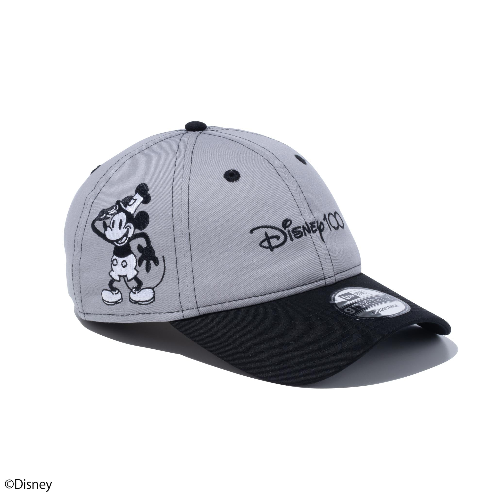 9TWENTY Disney 100th 蒸気船ウィリー グレー | ニューエラ