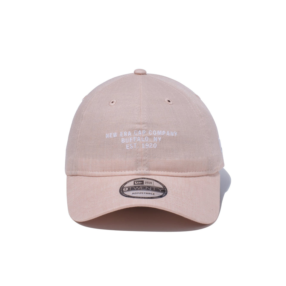9TWENTY Fabric Series リネンシャンブレー ピンク - 13745857-OSFM | NEW ERA ニューエラ公式オンラインストア