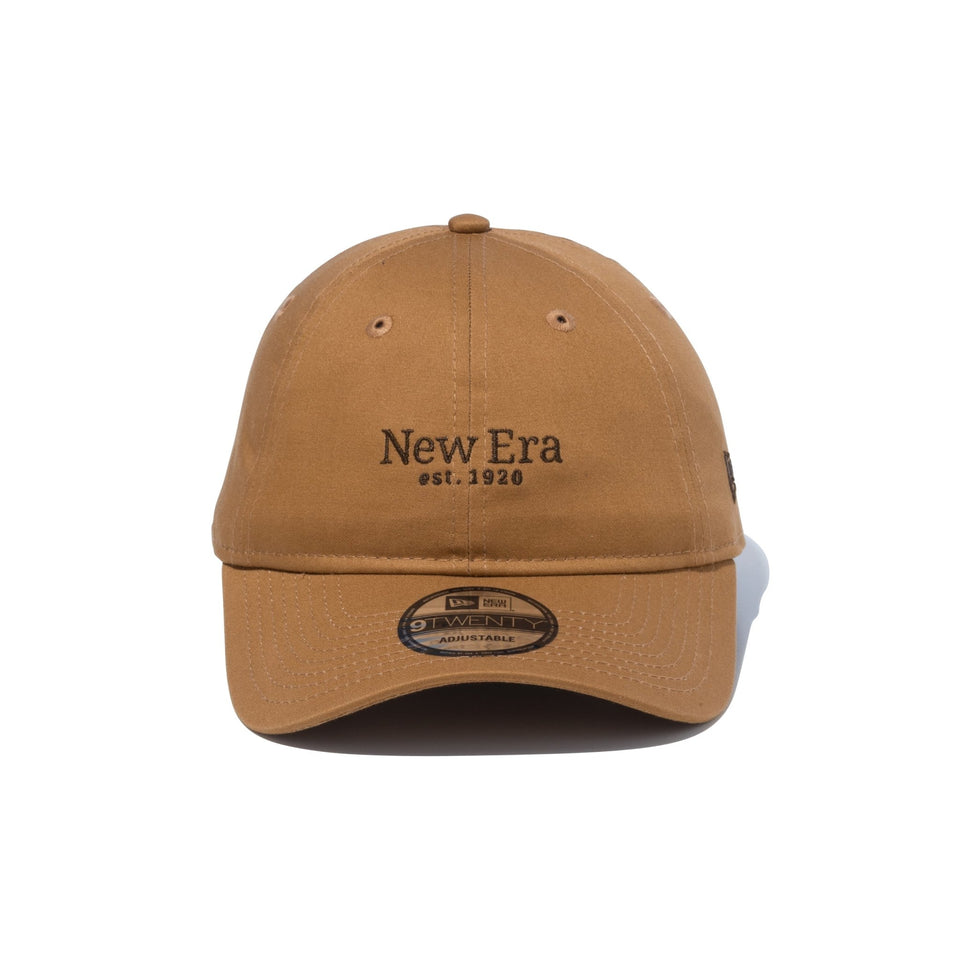 9TWENTY Fabric Series バックサテン New Era est. 1920 カーキ - 13745876-OSFM | NEW ERA ニューエラ公式オンラインストア