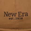 9TWENTY Fabric Series バックサテン New Era est. 1920 カーキ - 13745876-OSFM | NEW ERA ニューエラ公式オンラインストア