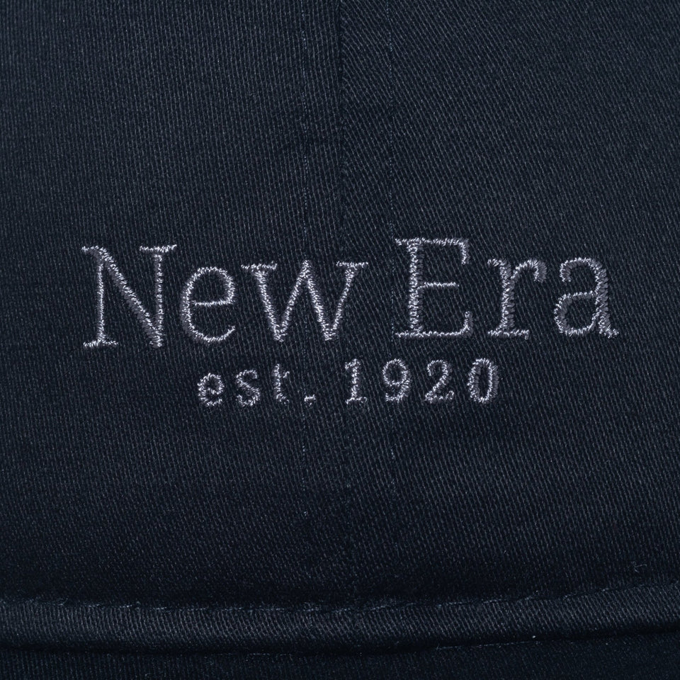 9TWENTY Fabric Series バックサテン New Era est. 1920 ブラック - 13745877-OSFM | NEW ERA ニューエラ公式オンラインストア