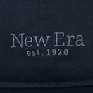 9TWENTY Fabric Series バックサテン New Era est. 1920 ブラック - 13745877-OSFM | NEW ERA ニューエラ公式オンラインストア