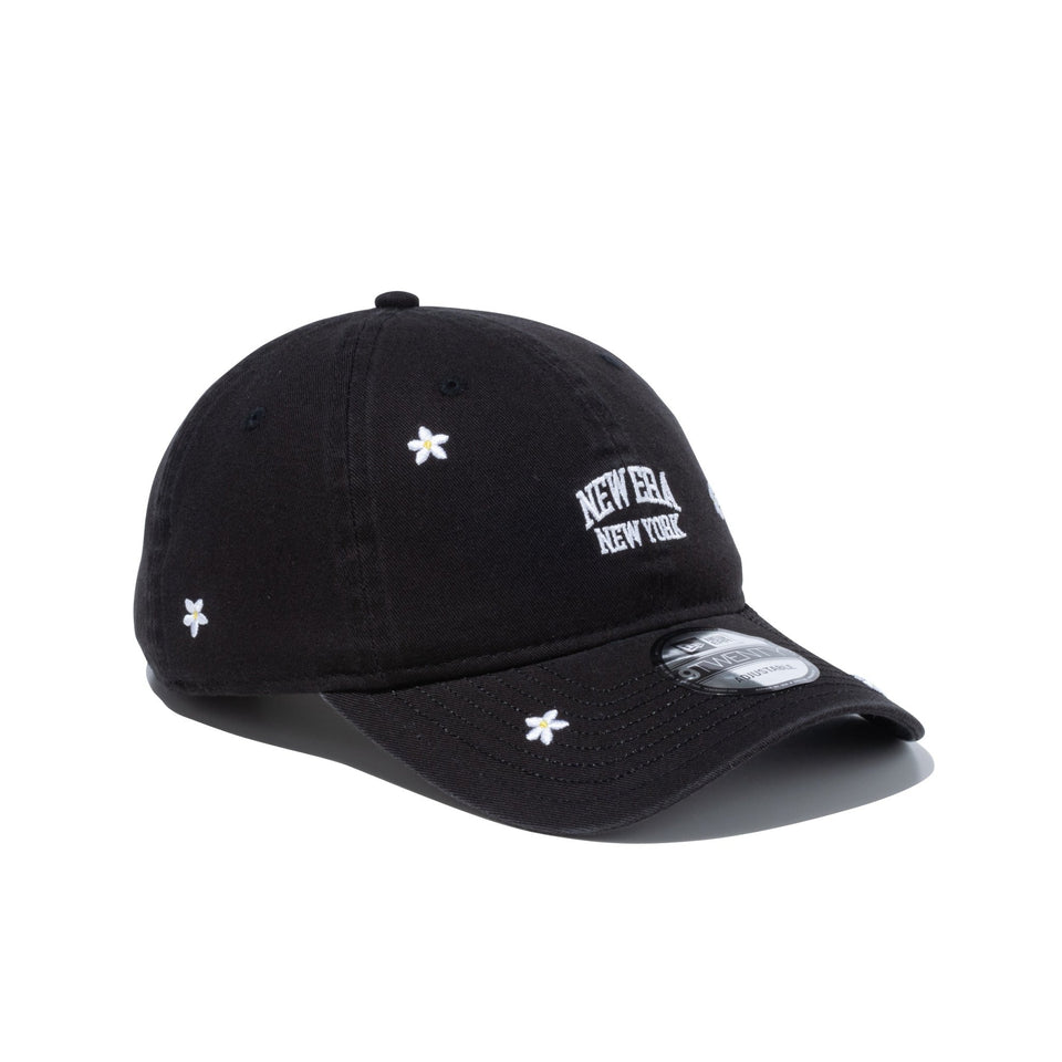 9TWENTY Floral Pattern NEW ERA NEW YORK ブラック - 13516070-OSFM | NEW ERA ニューエラ公式オンラインストア