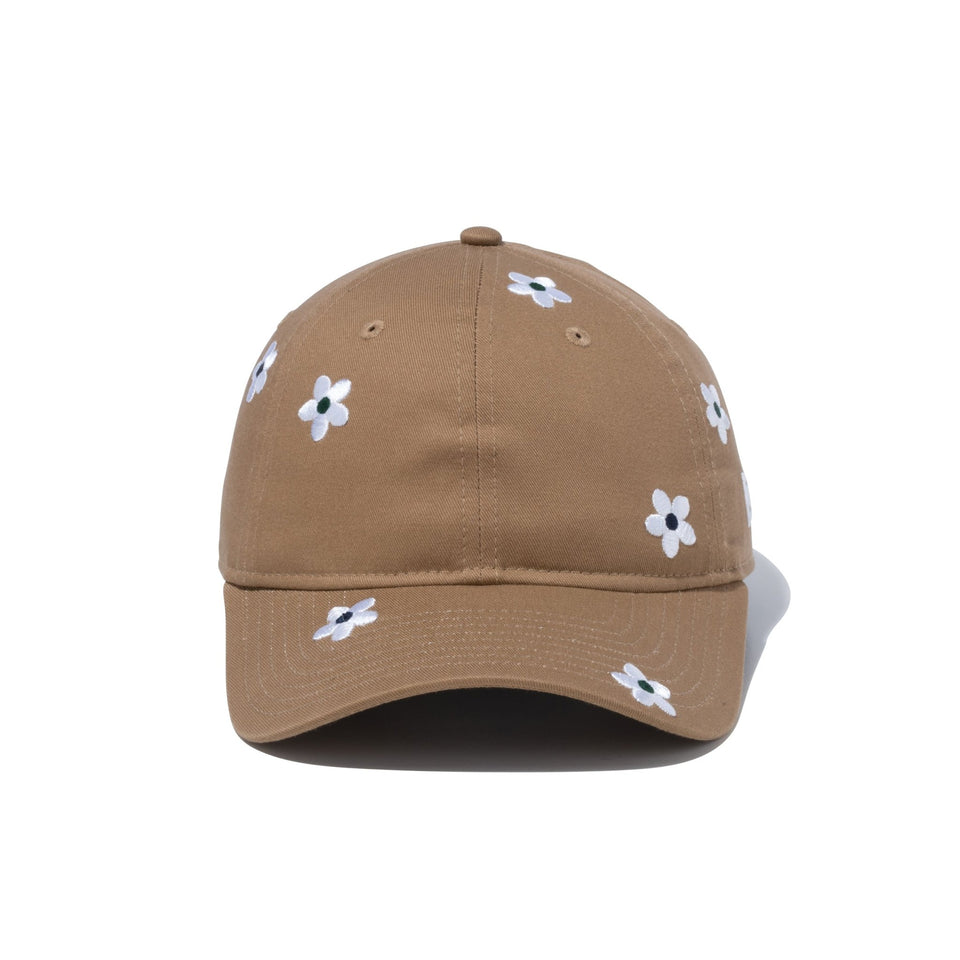 9TWENTY Flower Embroidery カーキ - 14109811-OSFM | NEW ERA ニューエラ公式オンラインストア