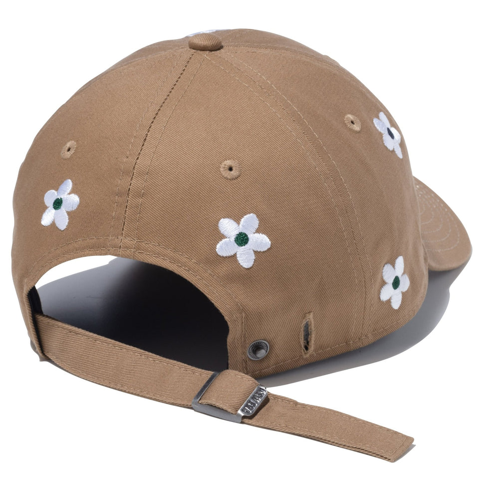 9TWENTY Flower Embroidery カーキ - 14109811-OSFM | NEW ERA ニューエラ公式オンラインストア