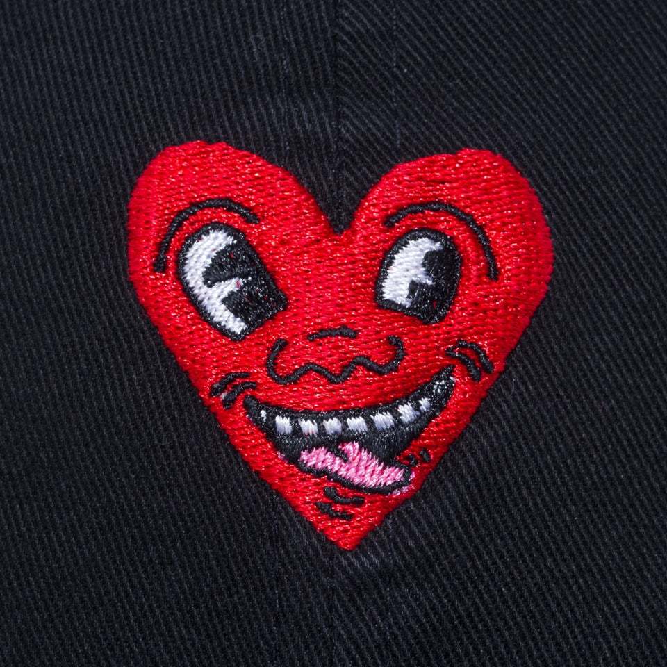 9TWENTY Keith Haring キース・へリング ハート ブラック - 12551307-OSFM | NEW ERA ニューエラ公式オンラインストア