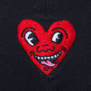 9TWENTY Keith Haring キース・へリング ハート ブラック - 12551307-OSFM | NEW ERA ニューエラ公式オンラインストア