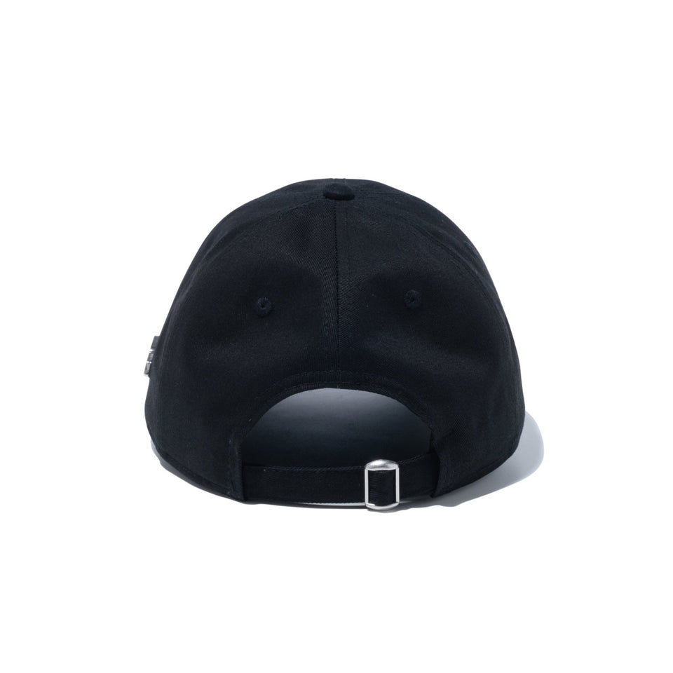 9TWENTY Metal Flag ウーブンパッチ ブラック × シルバー