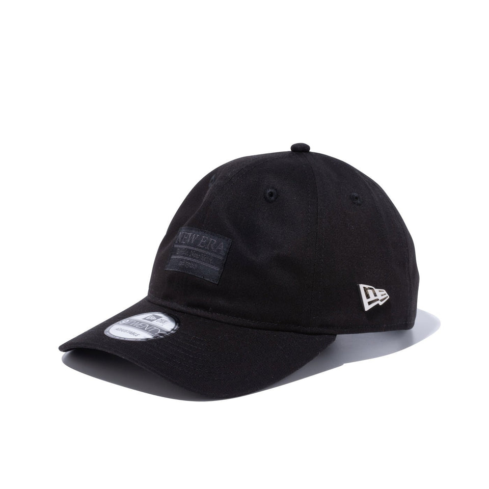 9TWENTY Metal Flag Logo メタルフラッグ ウーブンパッチ ブラック - 13328463-OSFM | NEW ERA ニューエラ公式オンラインストア