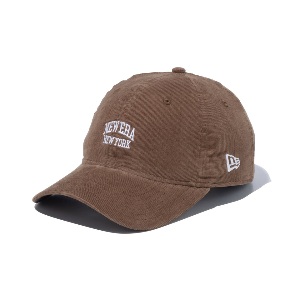 9TWENTY Micro Corduroy マイクロコーデュロイ アーチロゴ ブラウン - 13750682-OSFM | NEW ERA ニューエラ公式オンラインストア