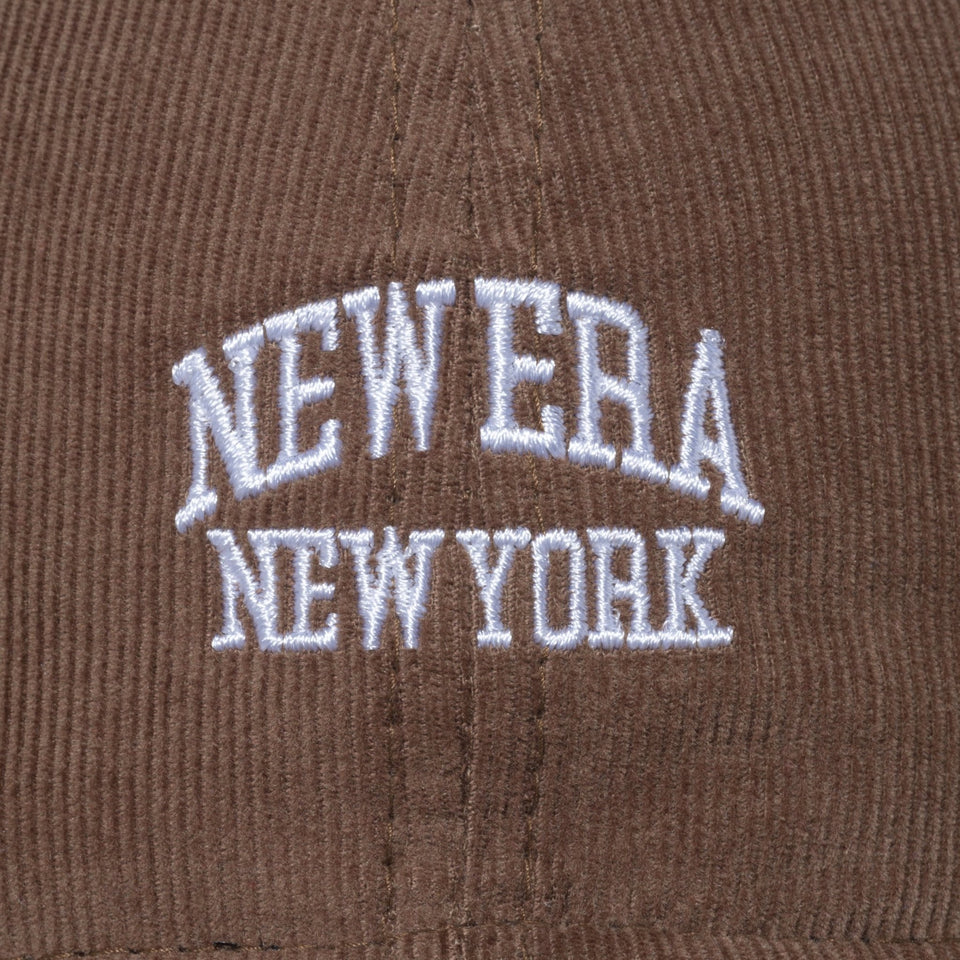 9TWENTY Micro Corduroy マイクロコーデュロイ アーチロゴ ブラウン - 13750682-OSFM | NEW ERA ニューエラ公式オンラインストア