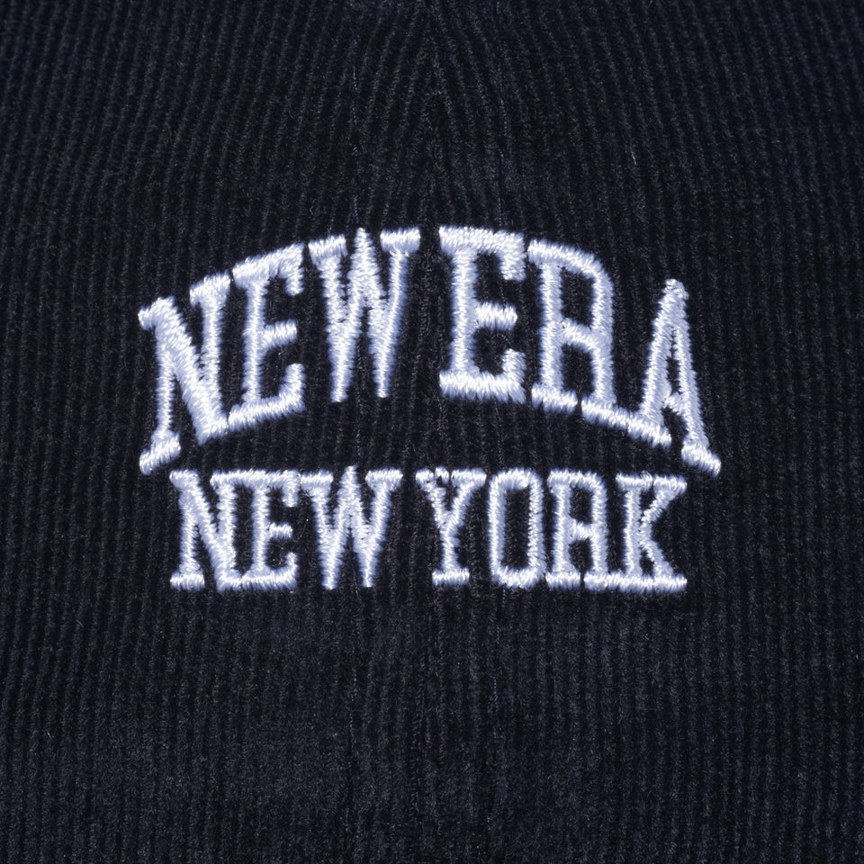 9TWENTY Micro Corduroy マイクロコーデュロイ アーチロゴ ブラック - 13750683-OSFM | NEW ERA ニューエラ公式オンラインストア