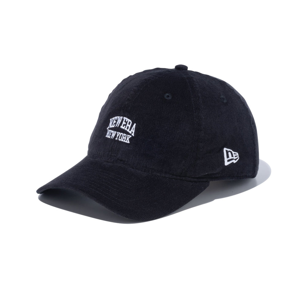 9TWENTY Micro Corduroy マイクロコーデュロイ アーチロゴ ブラック - 13750683-OSFM | NEW ERA ニューエラ公式オンラインストア