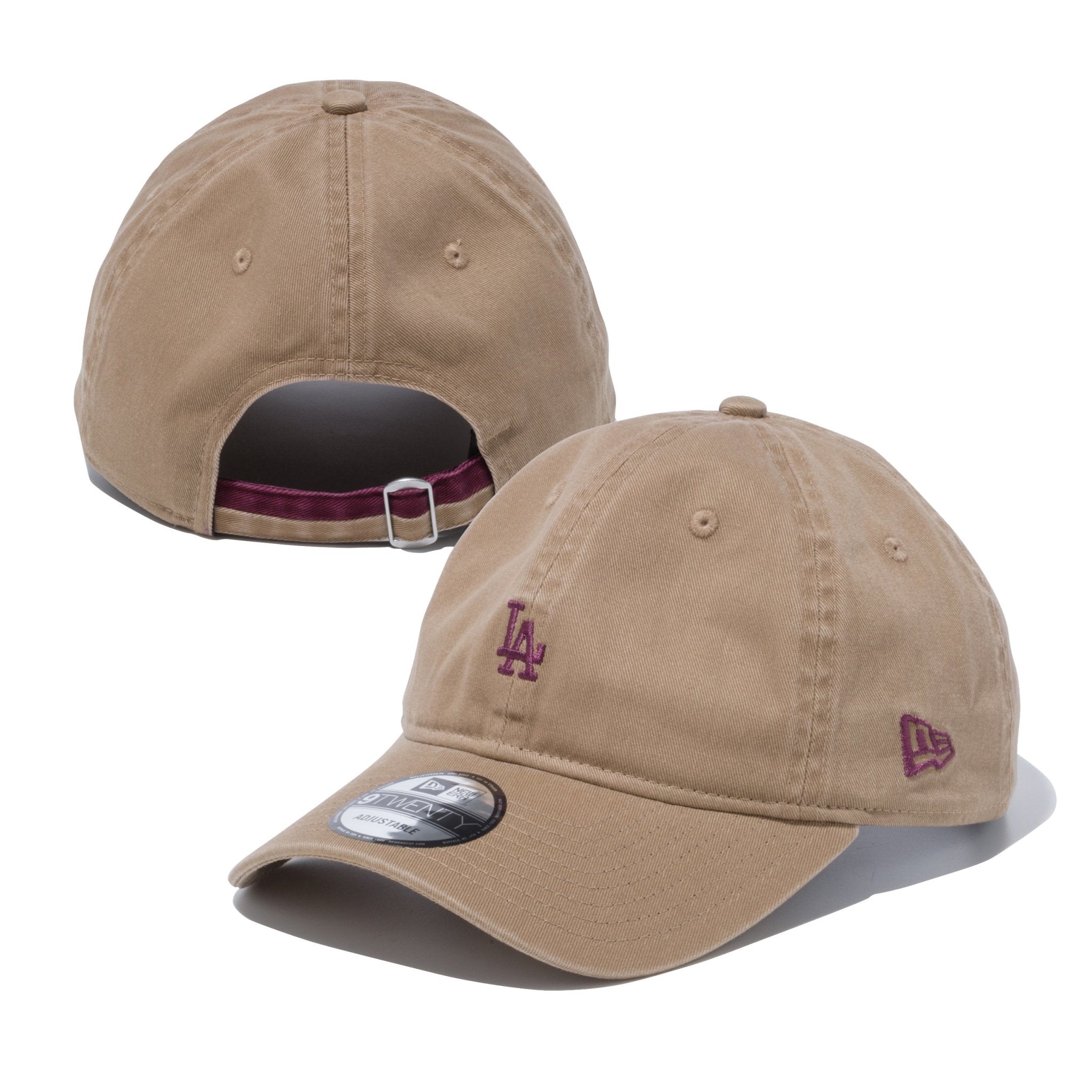 新品未使用　9TWENTY ラインストーン ロサンゼルス・ドジャース ベージュ 9TWENTY MLB Buckle ロサンゼルス・ドジャース ミニロゴ