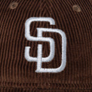 9TWENTY MLB Corduroy コーデュロイ サンディエゴ・パドレス チョコ - 13751030-OSFM | NEW ERA ニューエラ公式オンラインストア