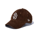 9TWENTY MLB Corduroy コーデュロイ サンディエゴ・パドレス チョコ - 13751030-OSFM | NEW ERA ニューエラ公式オンラインストア