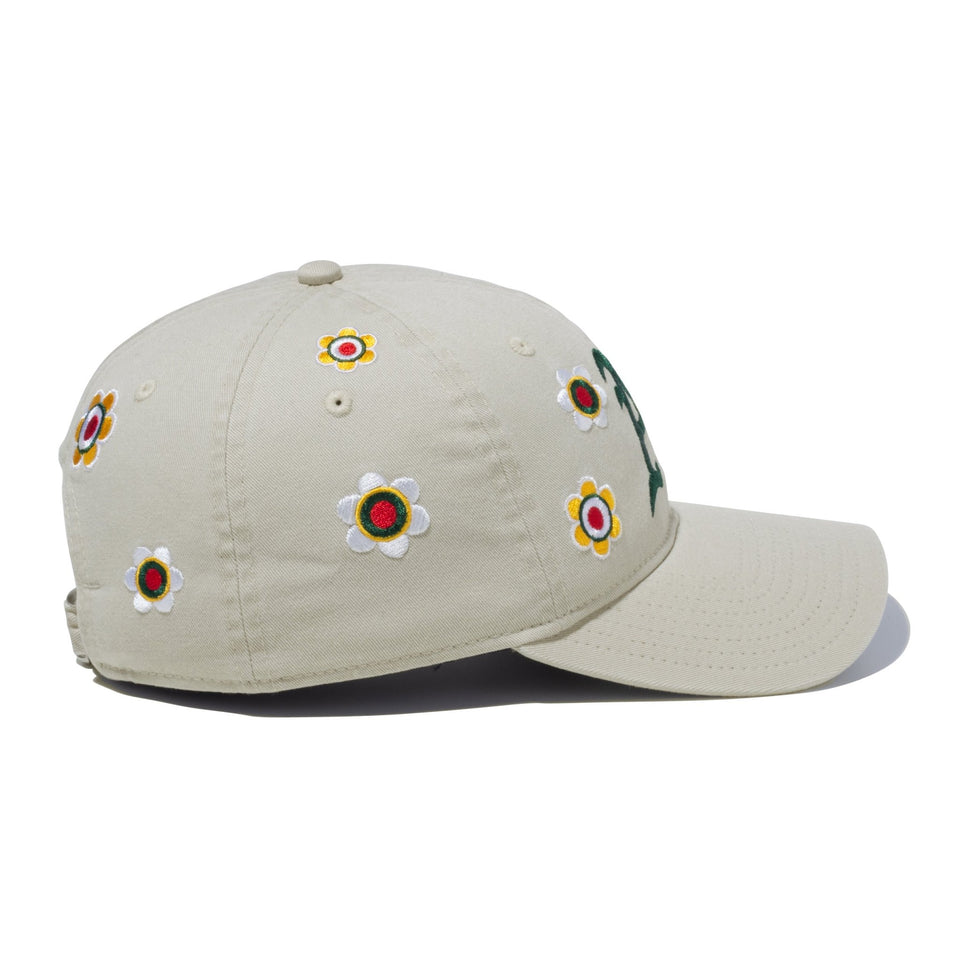 9TWENTY MLB Flower Embroidery オークランド・アスレチックス ストーン - 13751065-OSFM | NEW ERA ニューエラ公式オンラインストア