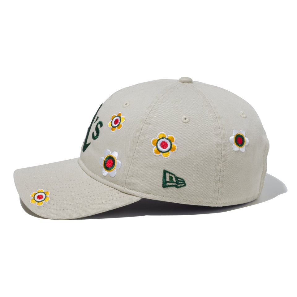 9TWENTY MLB Flower Embroidery オークランド・アスレチックス ストーン - 13751065-OSFM | NEW ERA ニューエラ公式オンラインストア