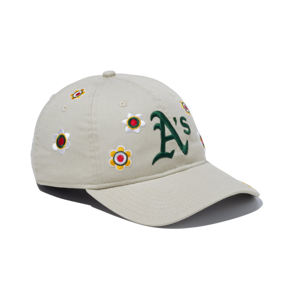 9TWENTY MLB Flower Embroidery オークランド・アスレチックス ストーン - 13751065-OSFM | NEW ERA ニューエラ公式オンラインストア