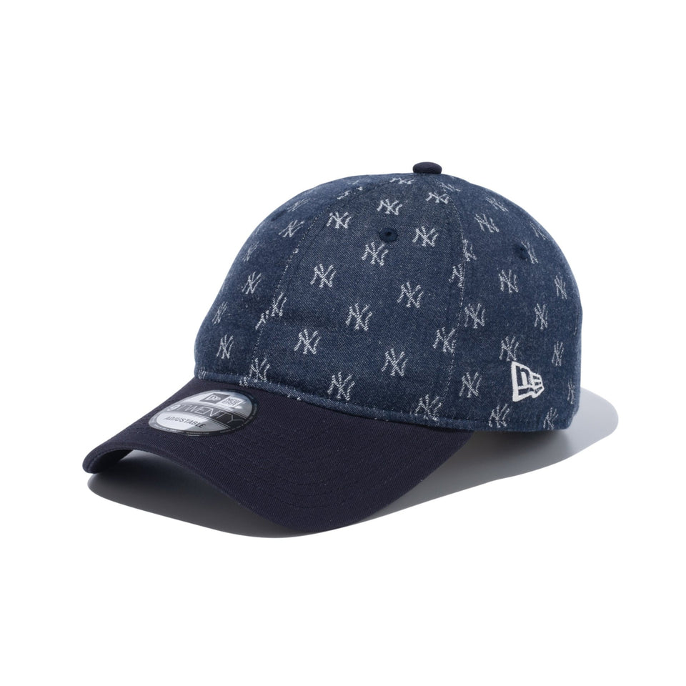 9TWENTY MLB Jacquard ニューヨーク・ヤンキース ネイビー × クローム ネイビーバイザー - 14109840-OSFM | NEW ERA ニューエラ公式オンラインストア