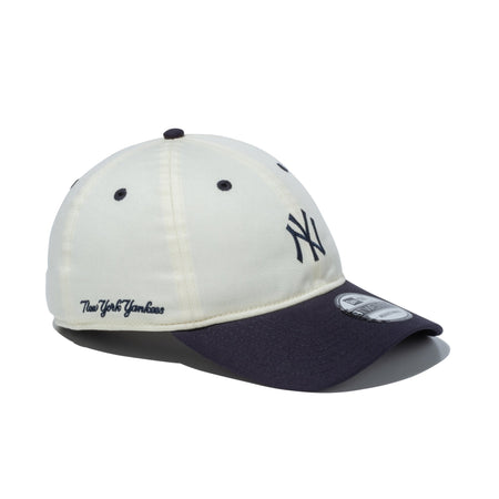 海外限定 ニューエラ NEW ERA ヤンキース ホワイト ネイビー NY 正規 9twenty-mlb-side-logo-13516061
