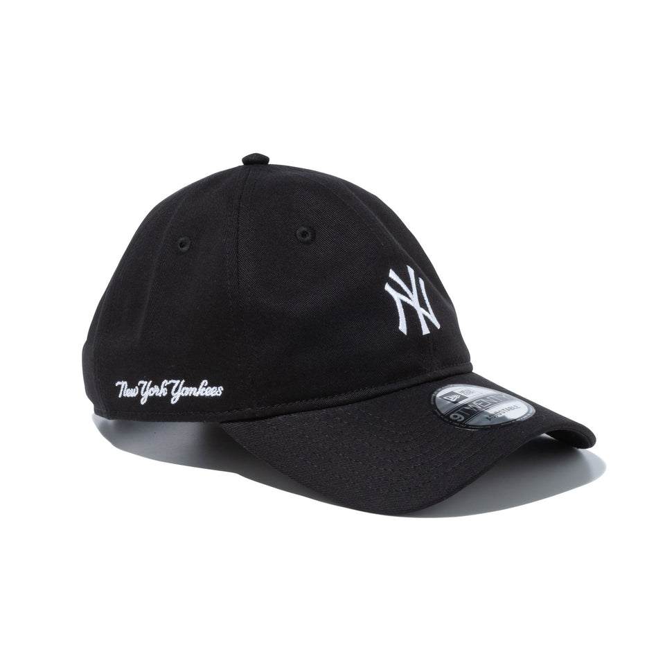 9TWENTY MLB Side Logo ニューヨーク・ヤンキース ミニロゴ ブラック ...