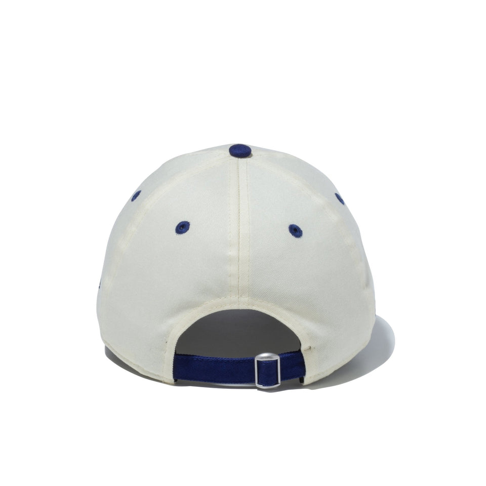 9TWENTY MLB Side Logo ロサンゼルス・ドジャース ミニロゴ クロームホワイト ダークロイヤルバイザー - 13516078-OSFM | NEW ERA ニューエラ公式オンラインストア