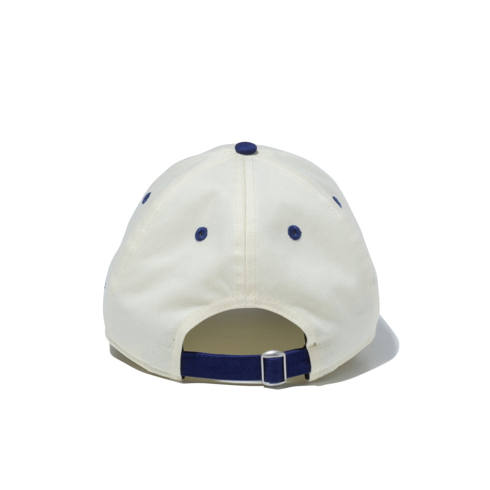 9TWENTY MLB Side Logo ロサンゼルス・ドジャース ミニロゴ クロームホワイト ダークロイヤルバイザー - 13516078-OSFM | NEW ERA ニューエラ公式オンラインストア