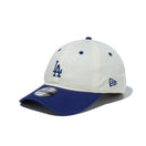 9TWENTY MLB Side Logo ロサンゼルス・ドジャース ミニロゴ クロームホワイト ダークロイヤルバイザー - 13516078-OSFM | NEW ERA ニューエラ公式オンラインストア