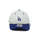 9TWENTY MLB Side Logo ロサンゼルス・ドジャース ミニロゴ クロームホワイト ダークロイヤルバイザー - 13516078-OSFM | NEW ERA ニューエラ公式オンラインストア