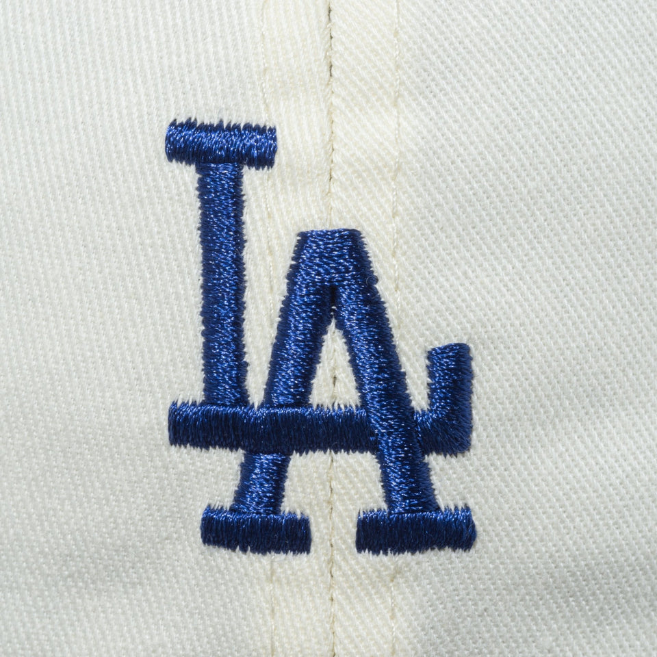 9TWENTY MLB Side Logo ロサンゼルス・ドジャース ミニロゴ クロームホワイト ダークロイヤルバイザー - 13516078-OSFM | NEW ERA ニューエラ公式オンラインストア