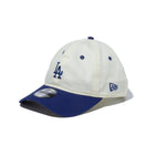 9TWENTY MLB Side Logo ロサンゼルス・ドジャース ミニロゴ クロームホワイト ダークロイヤルバイザー - 13516078-OSFM | NEW ERA ニューエラ公式オンラインストア