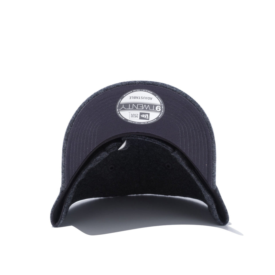 9TWENTY メルトン NEW ERA アーチロゴ チャコール - 12540827-OSFM | NEW ERA ニューエラ公式オンラインストア