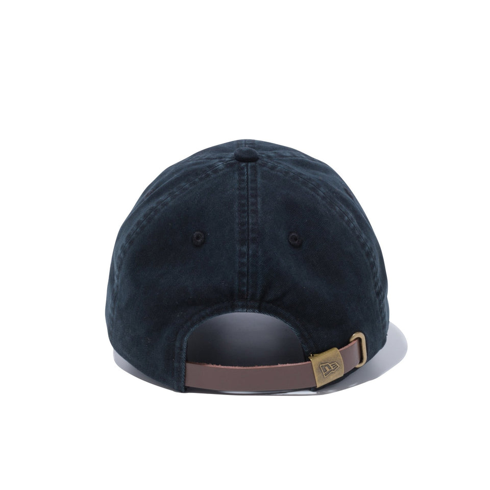 9TWENTY レザーストラップ コールドウォッシュ new era ロゴ ブラック - 12540845-OSFM | NEW ERA ニューエラ公式オンラインストア