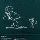 9TWENTY PEANUTS ピーナッツ スヌーピー ウッドストック バスケットボール ダークグリーン - 14124353-OSFM | NEW ERA ニューエラ公式オンラインストア